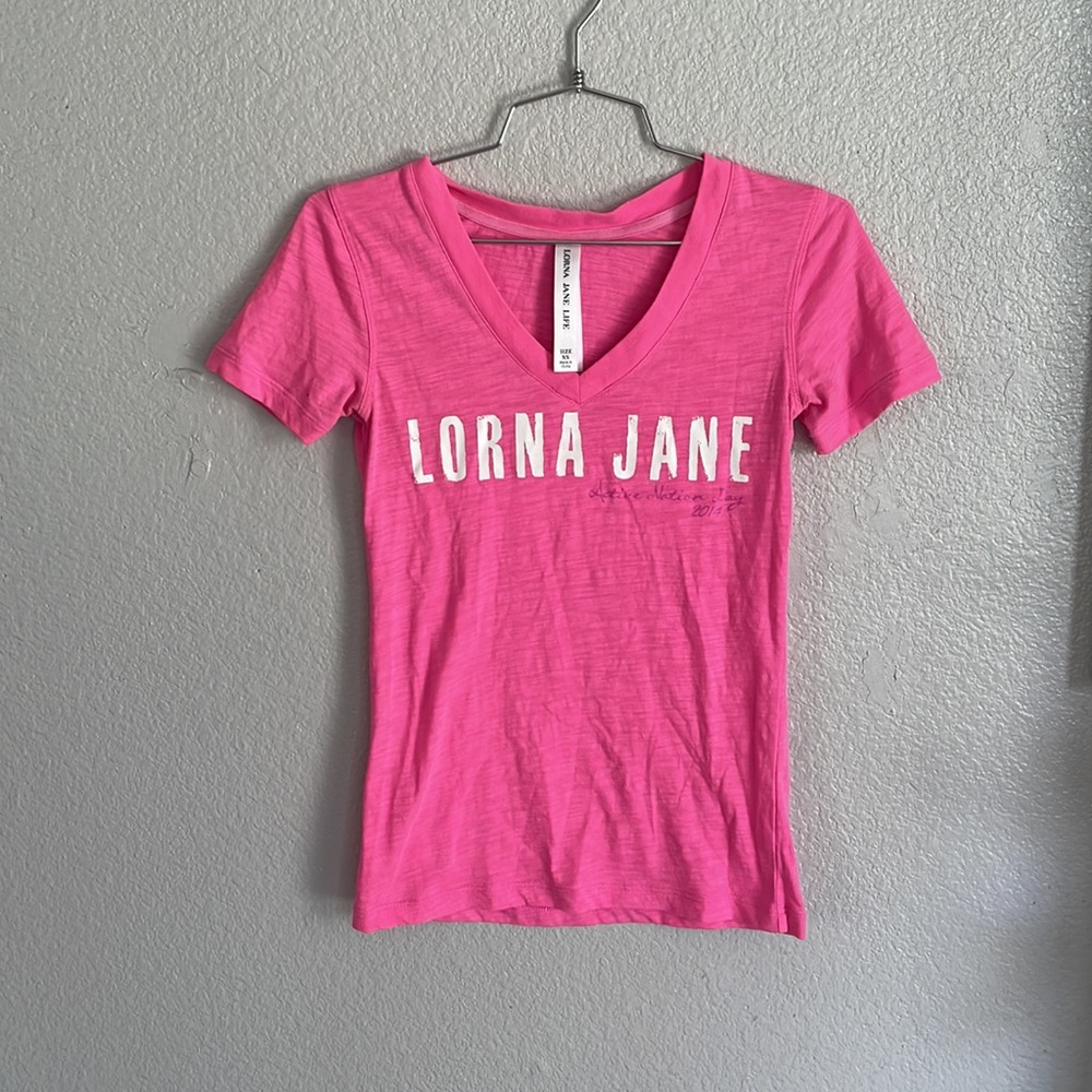 Lorna jane active living v neck 2014 cotton tshirt